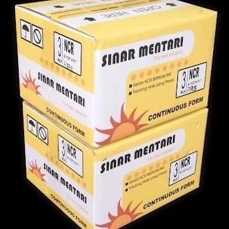 

Terlaris Continuous form SINAR MENTARI 9,5" X 11" 3 Ply NCR PRS SALE