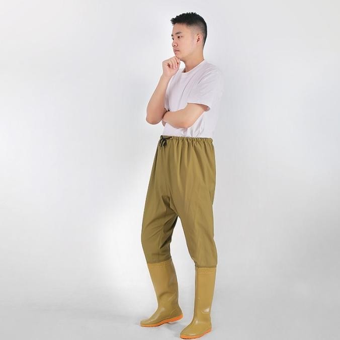 Sepatu Boots Petani Sawah Panjang 110cm Anti Keong Karet Waterproof