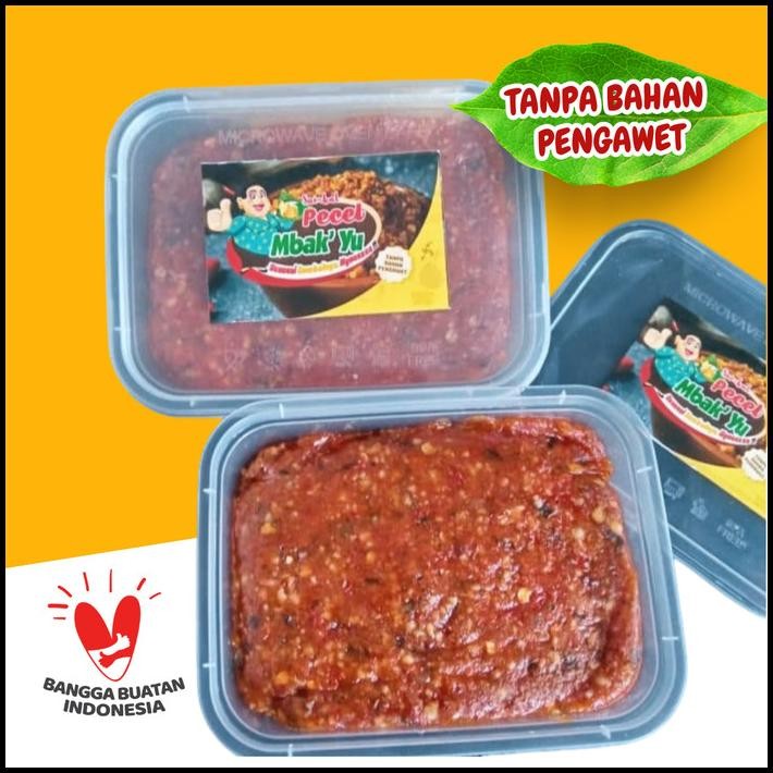 

TERBARU SAMBEL BUMBU PECEL MBA YU KHAS JAWA TIMUR LEVEL PEDAS 250 GRAM (KEDIRI SEHAT TANPA PENGAWET) !!!!