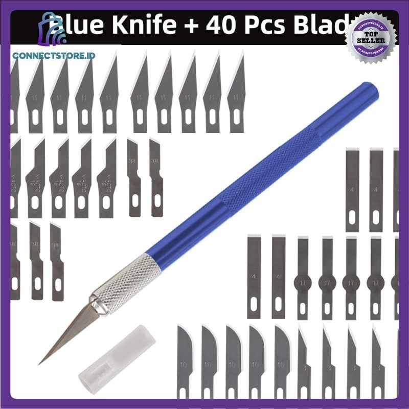 

Pisau Ukir Carving Art Knife Cutter Blade 9309 Blue