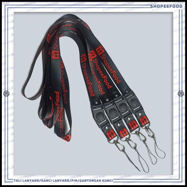 

GRATIS ONGKIR TALI LANYARD GANTUNGAN ID CARD/HP/KUNCI/DLL.. KURIR MAKANAN !!!!