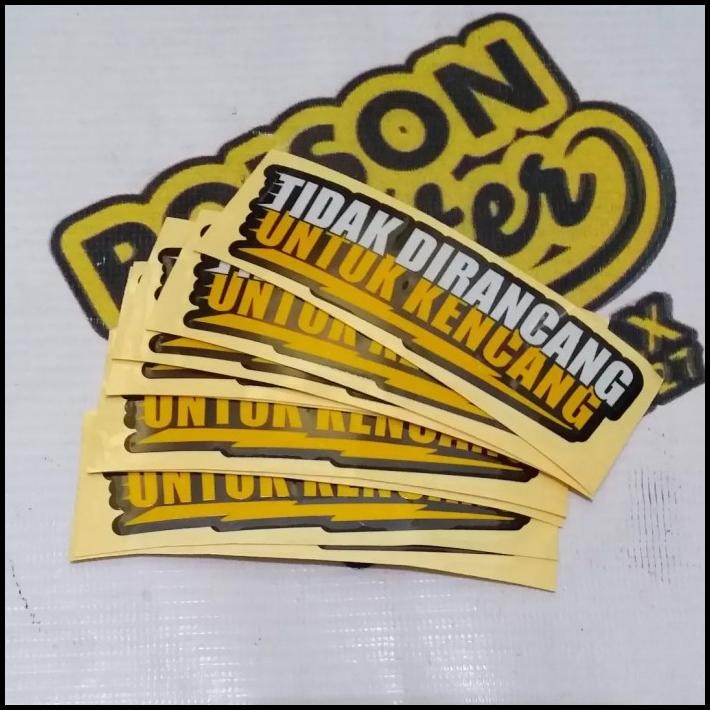 

TERBARU STICKER CUTTING TIDAK DI RANCANG UNTUK KENCANG 10CM X 3CM !!!!!!!