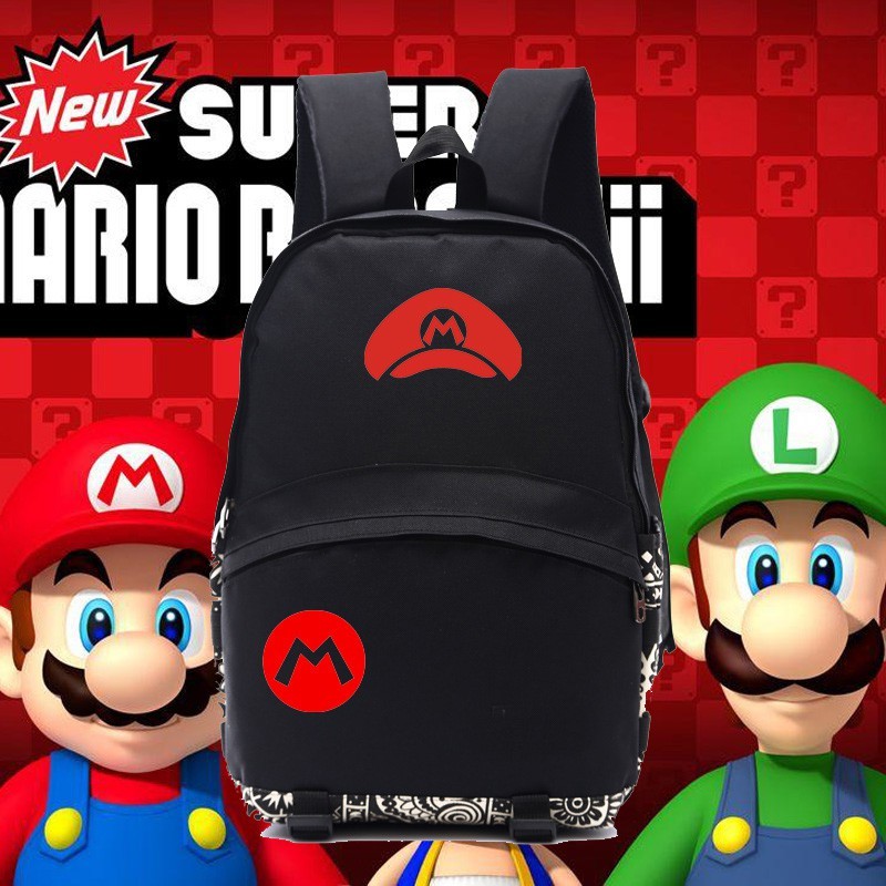 

Ransel Super Mario Brothers Ransel Hadiah Penggemar Game Tas Sekolah Tas Sekolah Anime Kartun Ransel Mario Luigi |612809DC|