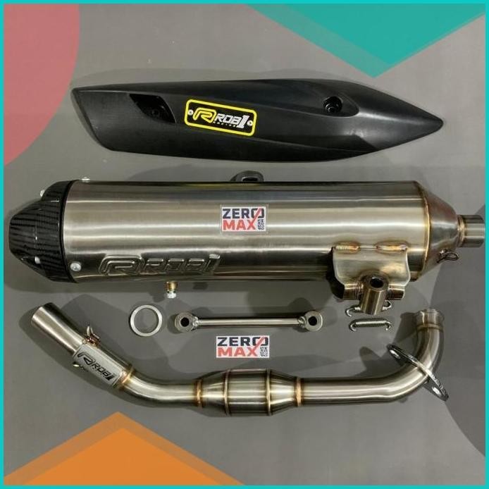 Knalpot ROB1 Standar Racing Cup V Megabomb Yamaha NMAX Old 11OKTZ4 per