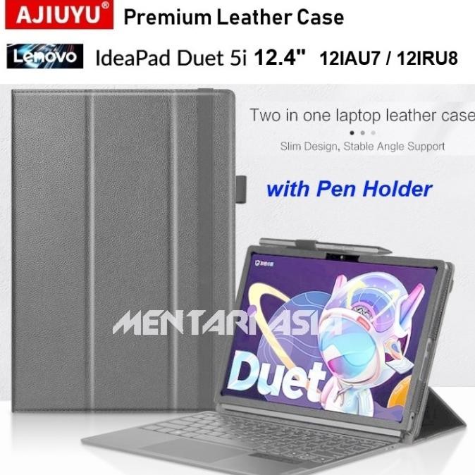 Sale Flipcover Lenovo Ideapad Duet 5I 12.4 2022 - Ajiuyu Premium Pu Leather