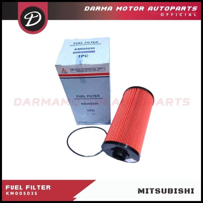 DISKON FUEL FILTER FUSO FN62F ORI ASLI KM005035 MITSUBISHI FIGHTER 