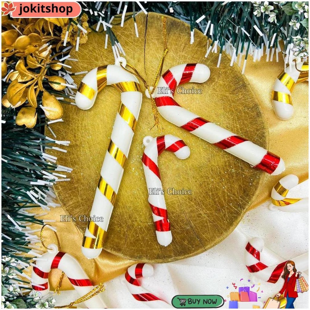 

Hiasan Permen Lolipop Jumbo / Tongkat Lolipop Natal Besar / Candy Cane D Promo 10.10