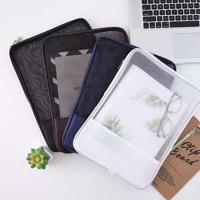 

HARGA PROMO POUCH BAG BAHAN JARING/TAS SERBAGUNA ORGANIZER/DOCUMENT BAG TAS DOKUMEN/KOTAK BUKU JARING TRANSPARAN