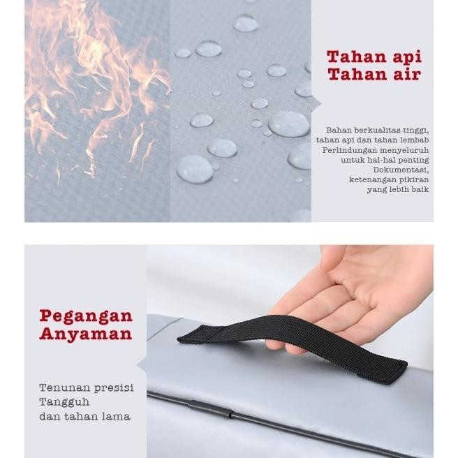 

TAS PENYIMPANAN DOKUMEN ANTI AIR TAHAN API BAHAN KAIN SERAT KACA KOPER MDFSU
