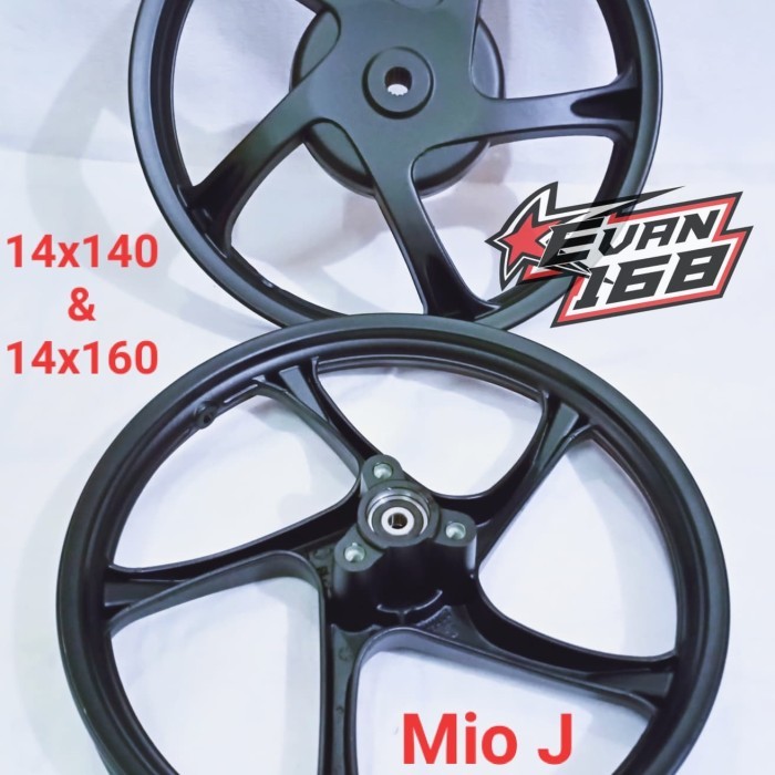 Velg Racing VROSSI Mio J Ring 14 P5 Black Doff