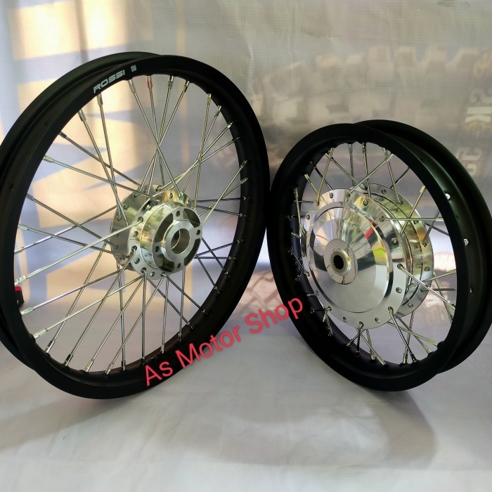 sepaket velg coss -trail ring 17 - 14 tromol jari2 xride mio beat dll