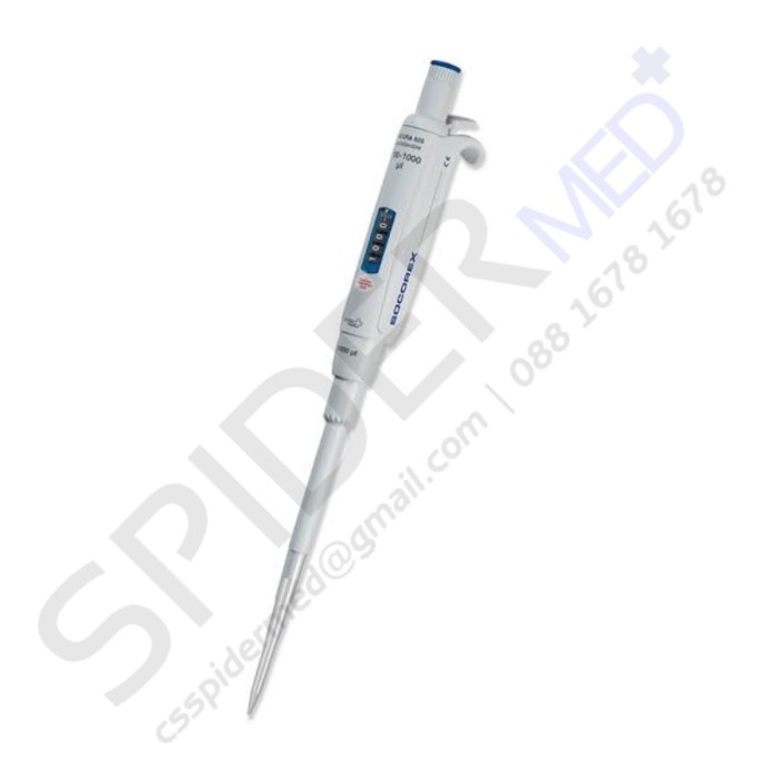 Socorex Acura 825 Digital Micropipette Mikropipet Micropipet 0.1-2 ul 0.5-10 ul 1-10 ul 2-20 ul 5-50