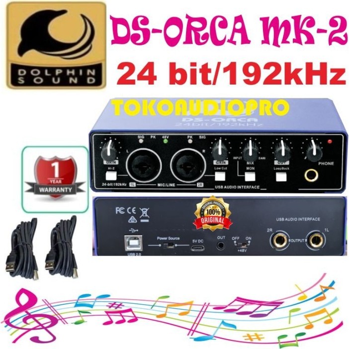 Ready Stock Dolphin Sound Ds Orca Isk Ds Audio Interface Ds Orca