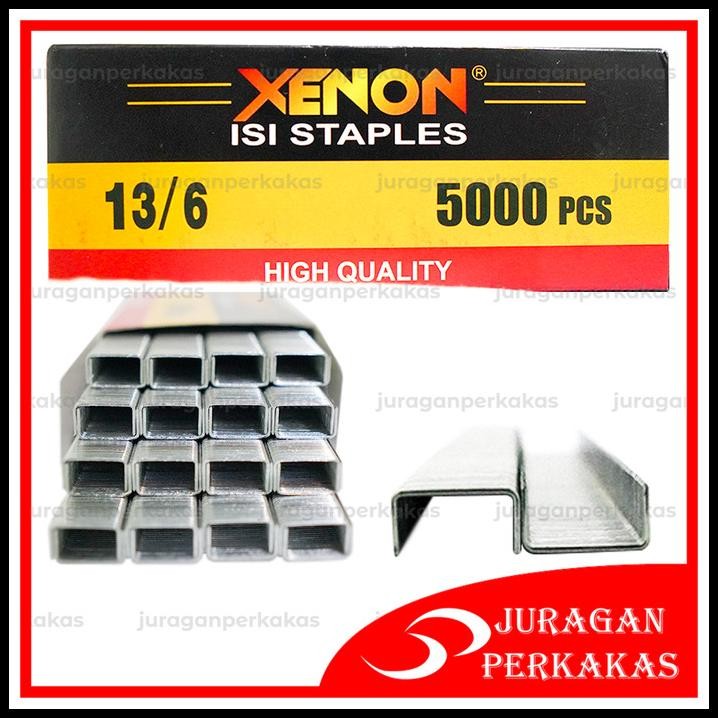 

GRATIS ONGKIR XENON 13/6 ISI ULANG STAPLES TEMBAK REFILL STAPLE GUN TACKER 6 MM !!!!!