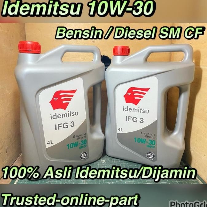 Oli Mesin 10w-30 100% Asli Idemitsu