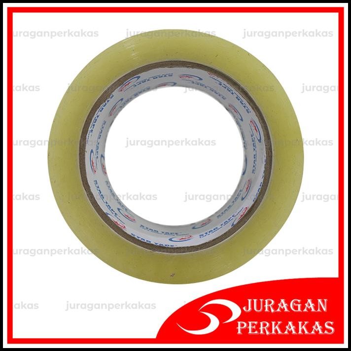 

TERBARU STAR TAPE SATUAN LAKBAN BENING 2" OPP TAPE PEREKAT LEM SOLASI SELOTIP !