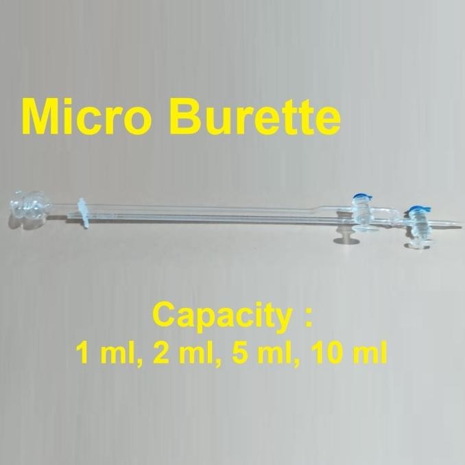 MICRO BURET 1 ML 2 ML 5 ML 10 ML MICROBURET MIKRO BURETTE MIKROBURET