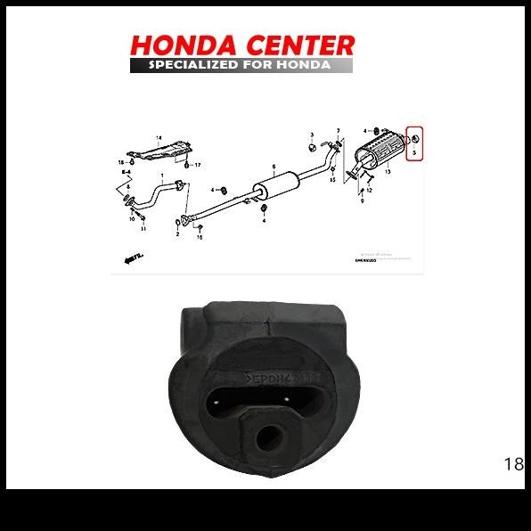 DISKON KARET GANTUNGAN KNALPOT CRV GEN3 2007-2012 