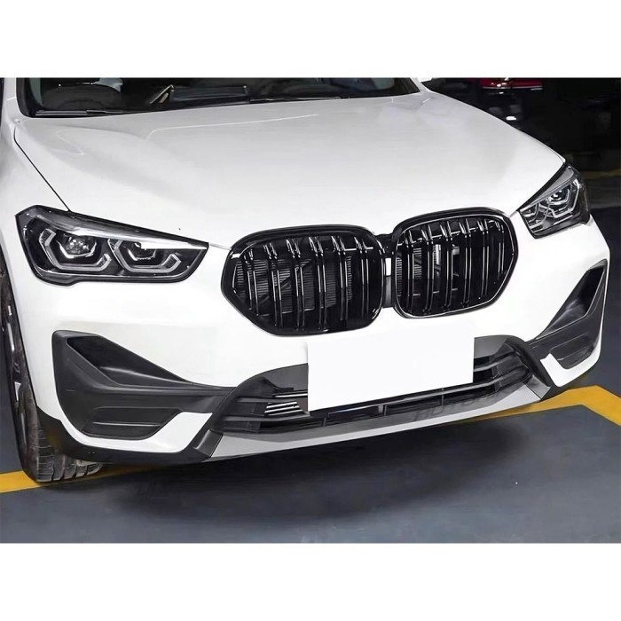 BMW Grill Kidney Grille Hidung Kap Double Slat Glossy M Color F48 X1