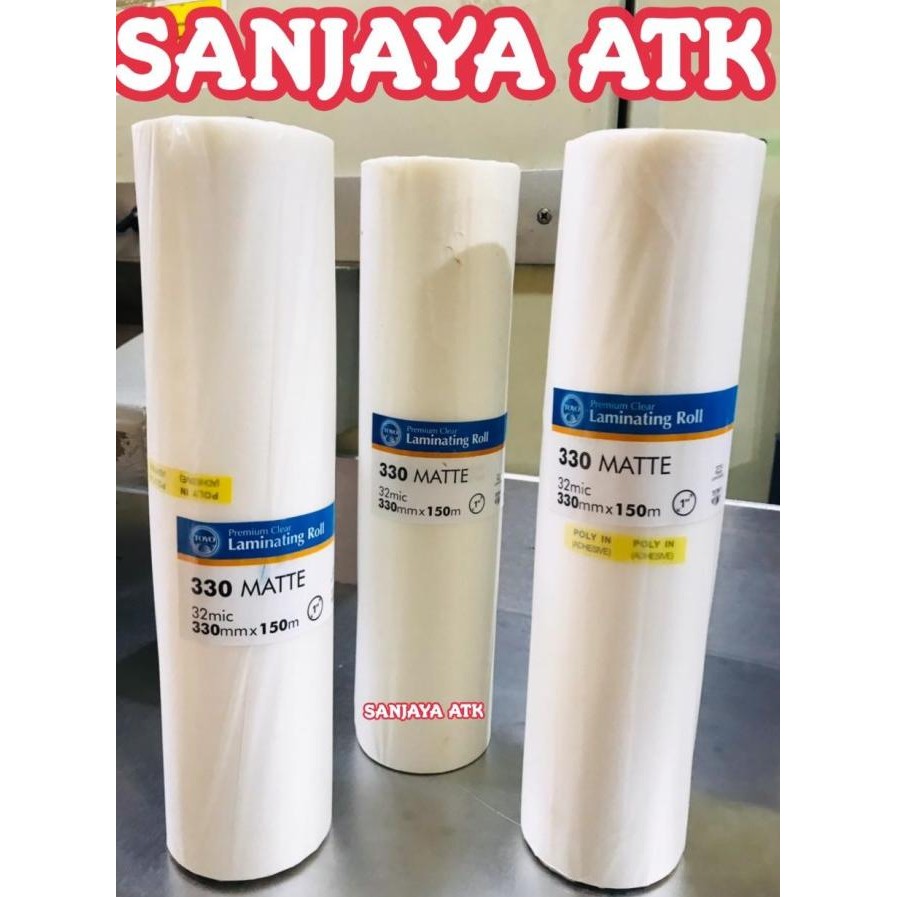 

Plastik Laminating Roll Doff/Matte 330Mm Tebal 32Micron Terlaris