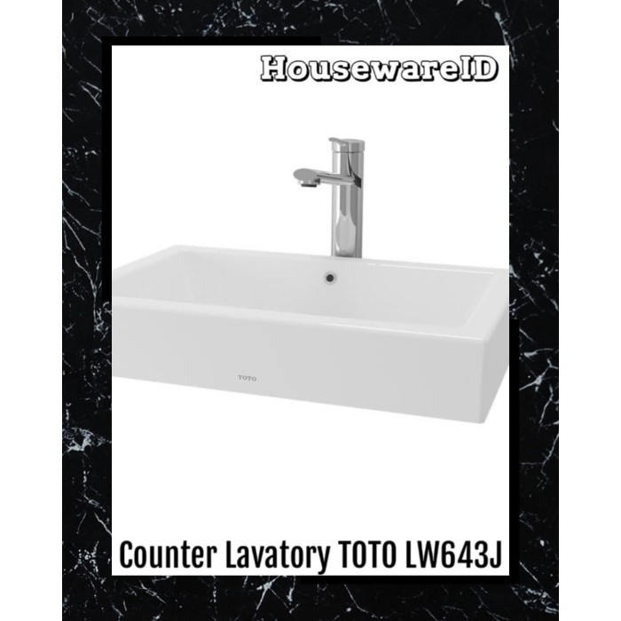 Wastafel TOTO LW643J Original, washtafel lavatory toto tipe LW643 J