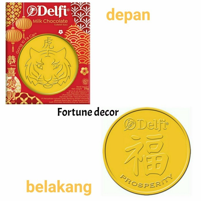 Julie - Coklat Koin Delfi Imlek 2022 Tahun Macan