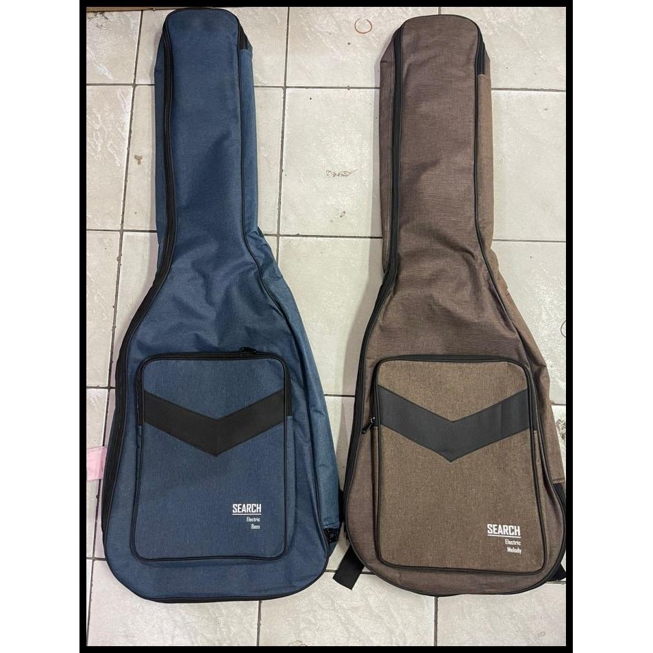 Tas Cover Gitar Guitar Elektrik Electric Listrik Bas /Melodi  Bagus