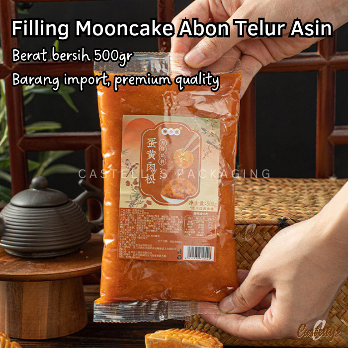 

BEBAS ONGKIR - Filling Mooncake Abon & Telur Asin Import Isian Pia Kue Bulan