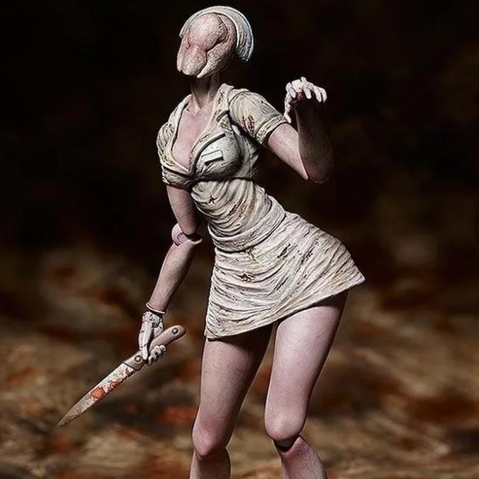 Figma SP 061 Bobble Head Nurse dari movie Silent Hill 2 Figure