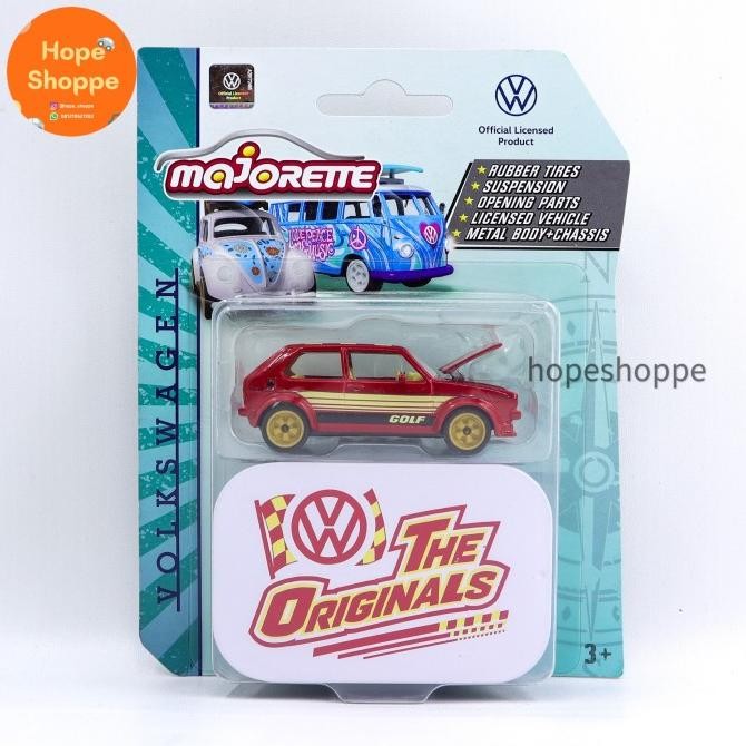 Majorette Volkswagen Deluxe Edition Volkswagen Golf MK 1 Krmz