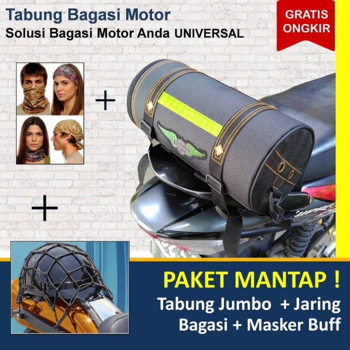 TABUNG JAS HUJAN / TABUNG TAS BAGASI MOTOR / TAS JAS HUJAN MOTOR