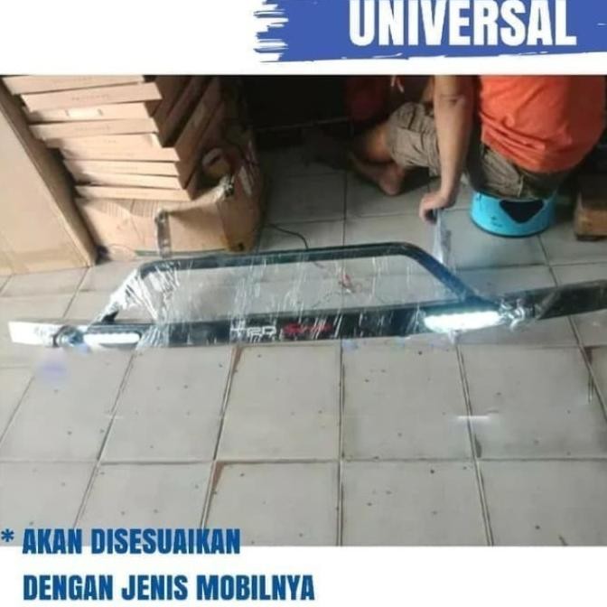 bemper besi depan mobil fortuner