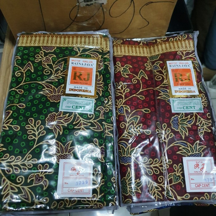 KAIN PANJANG / JARIK / SAMPING RATNA JAYA CAP CENT batik halus