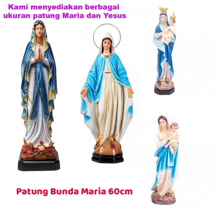 $+$+$+$+] Patung Maria Bunda Kasih Ratu 60cm -Patung Bunda Maria Kudus- Rohani