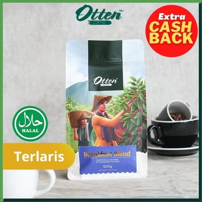 

Bubuk Kopi Breakfast Blend - 500gr - Commercial - Otten Coffee DS