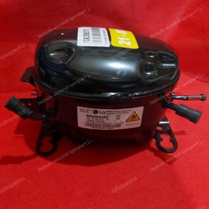 Ready Kompresor Kulkas LG 2 Pintu Inverter BMG089NHMV ORIGINAL (R 600a )