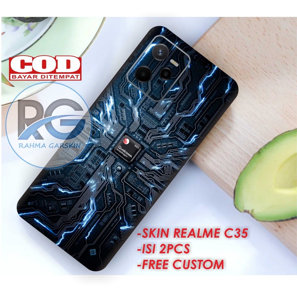 *Promo* Realme C35 Vynyl Wrap Stiker Garskin Case Custom Order