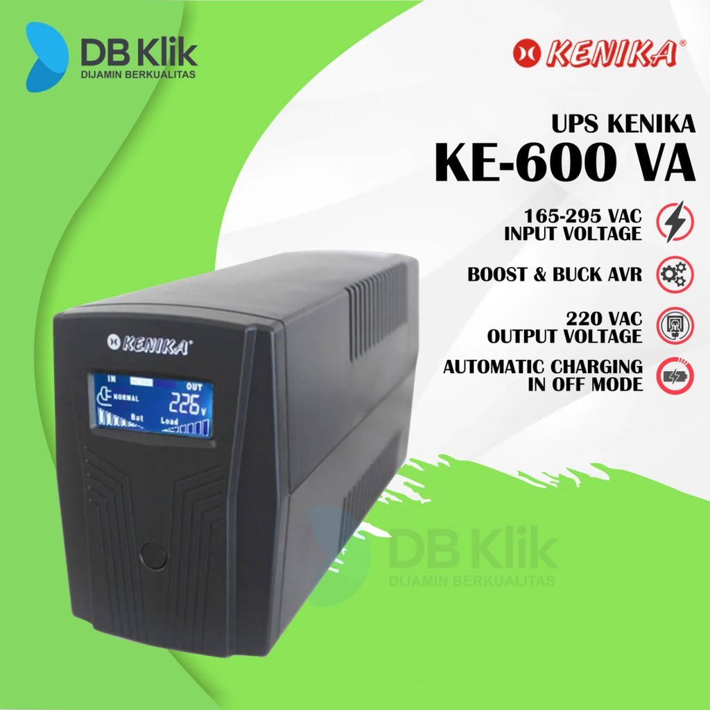 Kenika Ups Ke 600 Va - UPS Kenika KE-600 VA