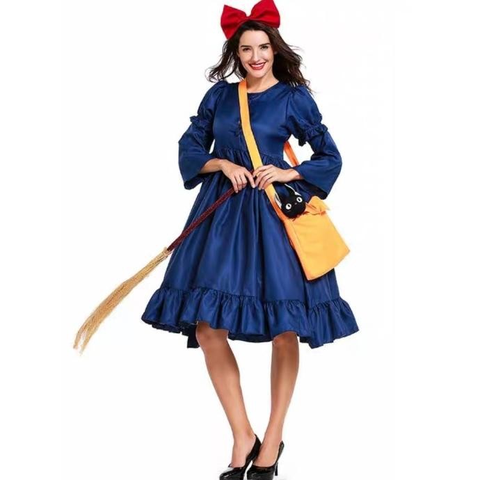Lucky Vicky / Kiki Delivery Service Witch Ghibli Adult Woman Costume Halloween