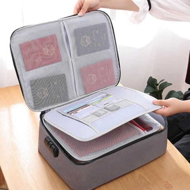 

STT TAS PENYIMPANAN DOKUMEN 3 LAYER STORAGE BAG SERTIFIKAT FILE TEMPAT