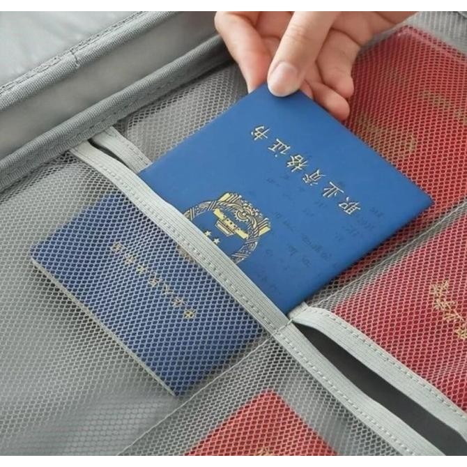 

YWL TAS DOKUMEN TRAVEL BAG DOCUMENT STORAGE BOX WITH SAFETY NUMBER