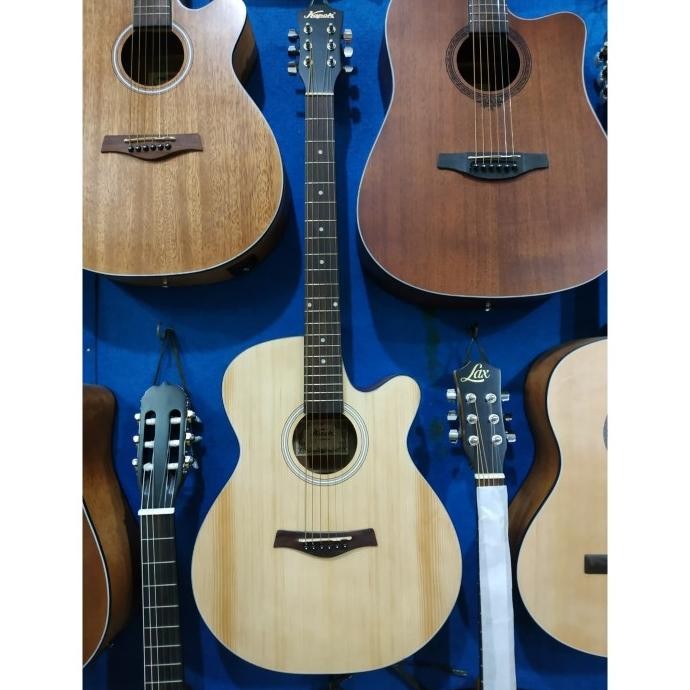 Promo Gitar Akustik Merk Kapok Original Natural Murah Jakarta Garansi