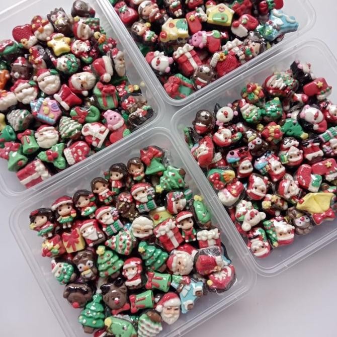 '+'+'+'+] Coklat karakter natal merry christmas mix semua karakter natal