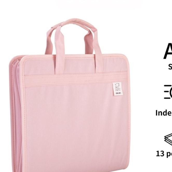 

READY DELI FILE ORGANIZER FOLDER 13 SEKAT DOCUMENT BAG TAS DOKUMEN A4