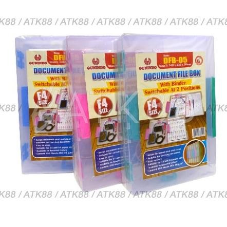

DOCUMENT FILE BOX GUNINDO DFB F4 FOLIO TAS DOKUMEN PLASTIK