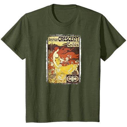 Kaos Art Nouveau Paul Berthon Mucha American Crescent Cycles |rgos3f0L|