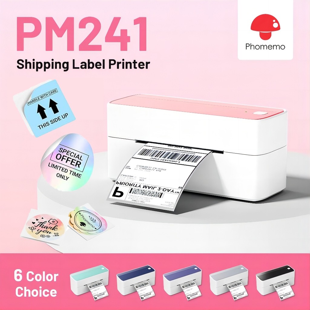 

Phomemo 241BT Thermal Printer untuk Waybill, Barcode, Label Stiker |fDny4zeg|