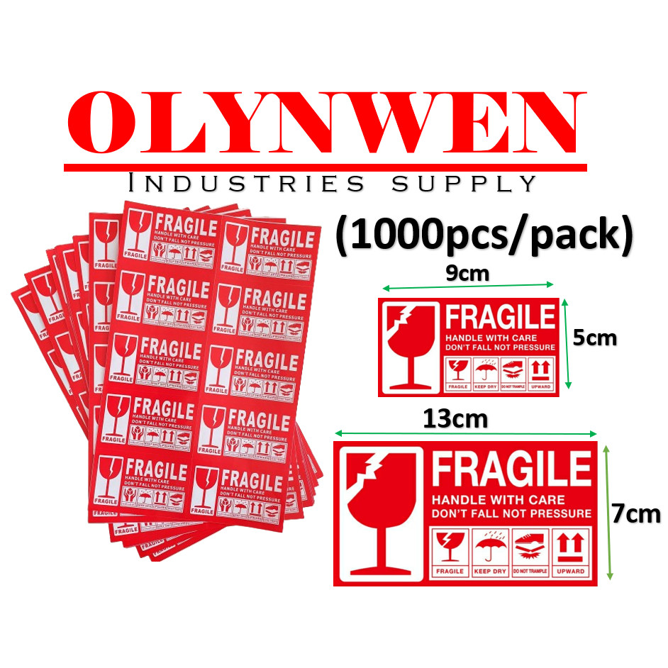 

Stiker FRAGILE 1000PCS+- Label Peringatan Fragile |U1YVMlRm|