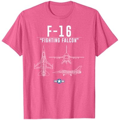 Kaos F-16 Angkatan Udara Militer Jet Tempur F16 Kaos |LDu9SRPX|