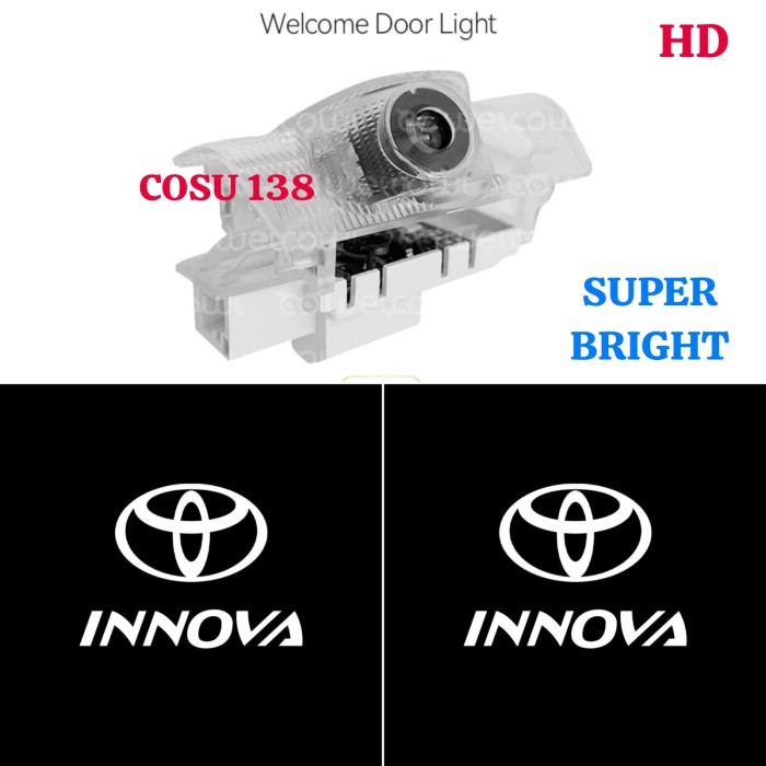 Lampu Pintu Projector Welcome Light Toyota Innova Reborn